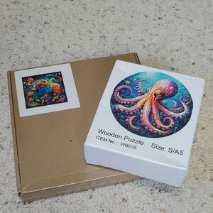 Colorful Set Of Wooden Puzzle